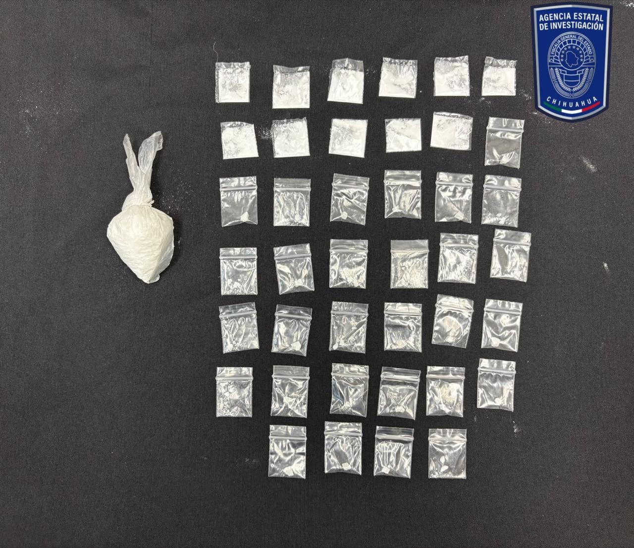 Detiene AEI a dos sujetos en posesión de cocaína y cristal