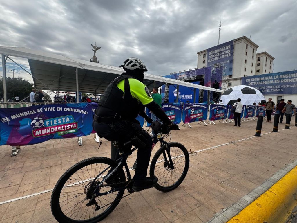 Operativo vial en la glorieta por si gana México ante Chequia