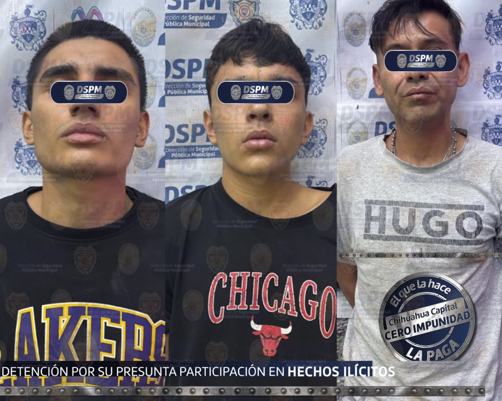 Detienen a 3 acusados de participar en homicidio