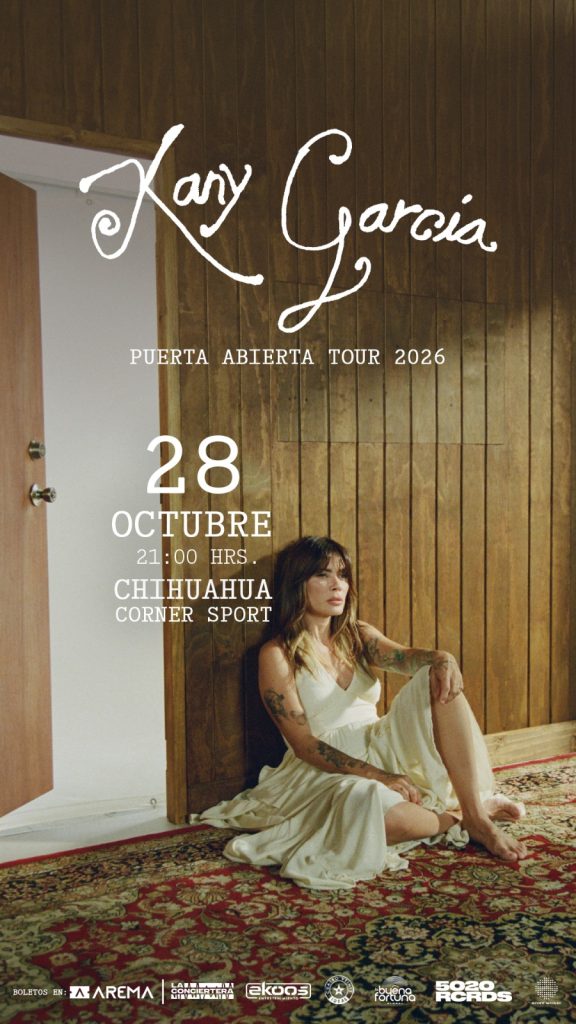 Kany García traerá su “Puerta Abierta Tour 2026” a Chihuahua