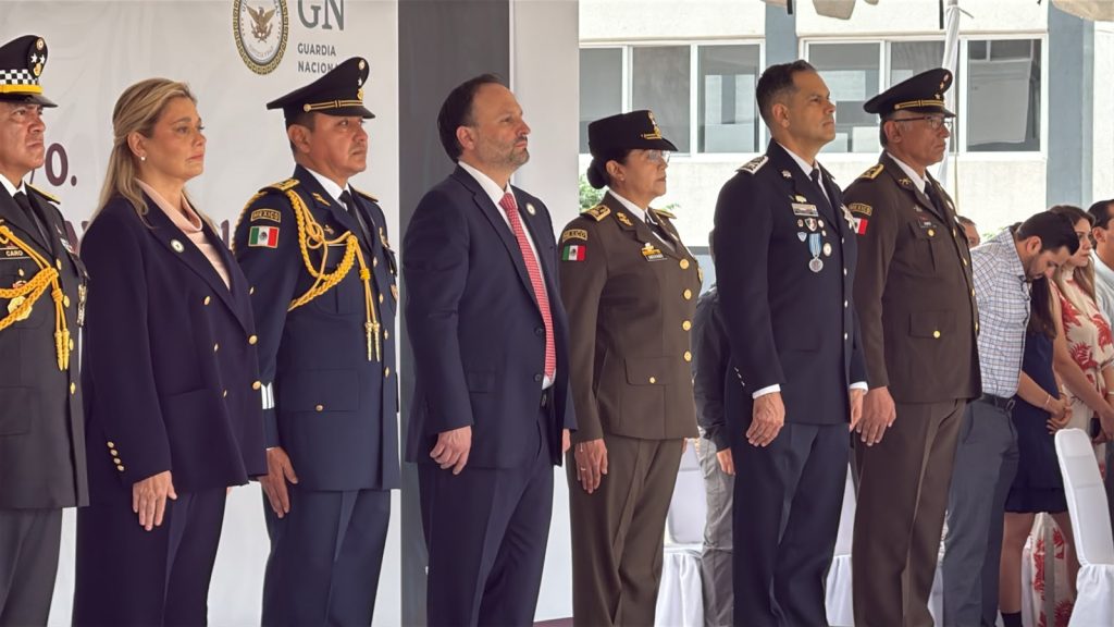 Encabeza Maru aniversario de la Guardia Nacional