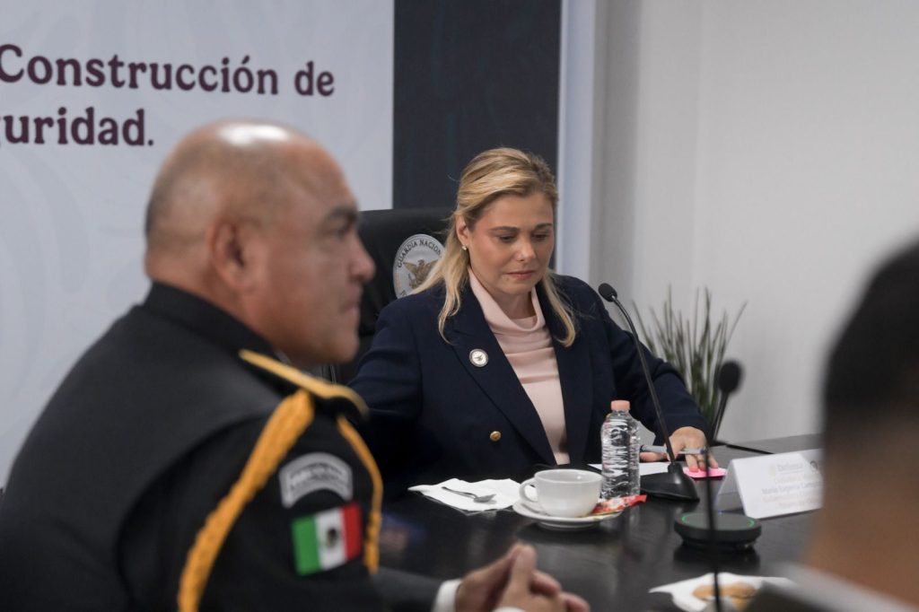 Maru encabeza sesión de la Mesa de Seguridad en la GN