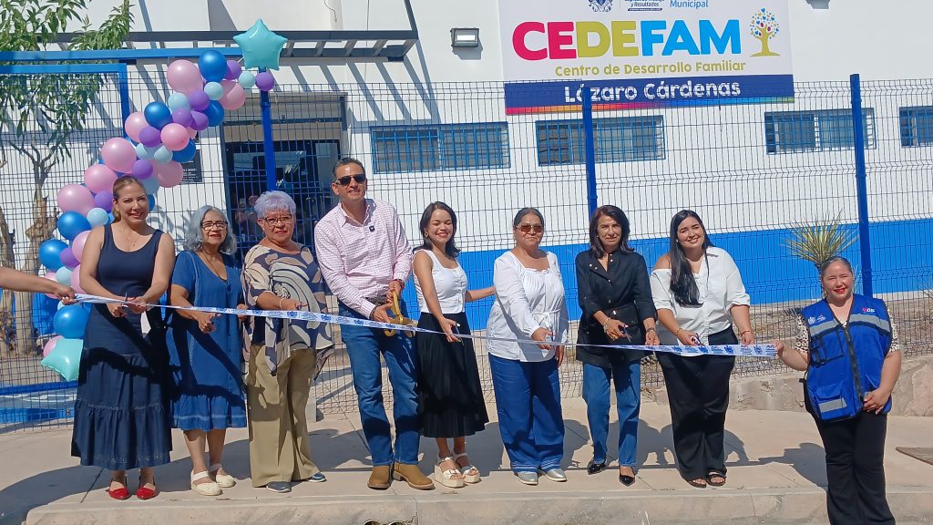 Inaugura alcalde remodelación del CEDEFAM Lázaro Cárdenas