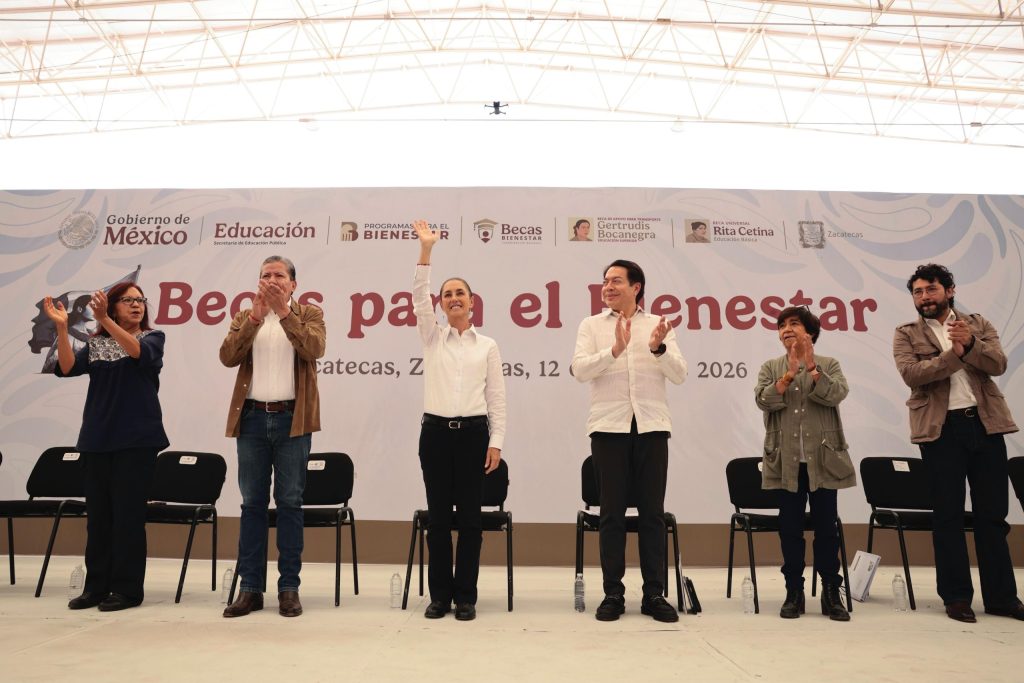Anuncia Claudia Sheinbaum beca Gertrudis Bicanegra para estudiantes de universidades públicas en Zacatecas