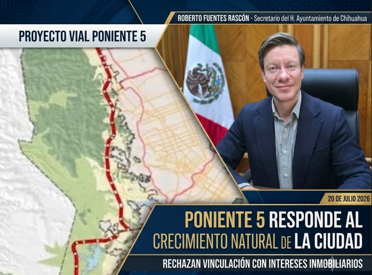 Poniente 5 es por movilidad, no por negocio inmobiliario: Fuentes