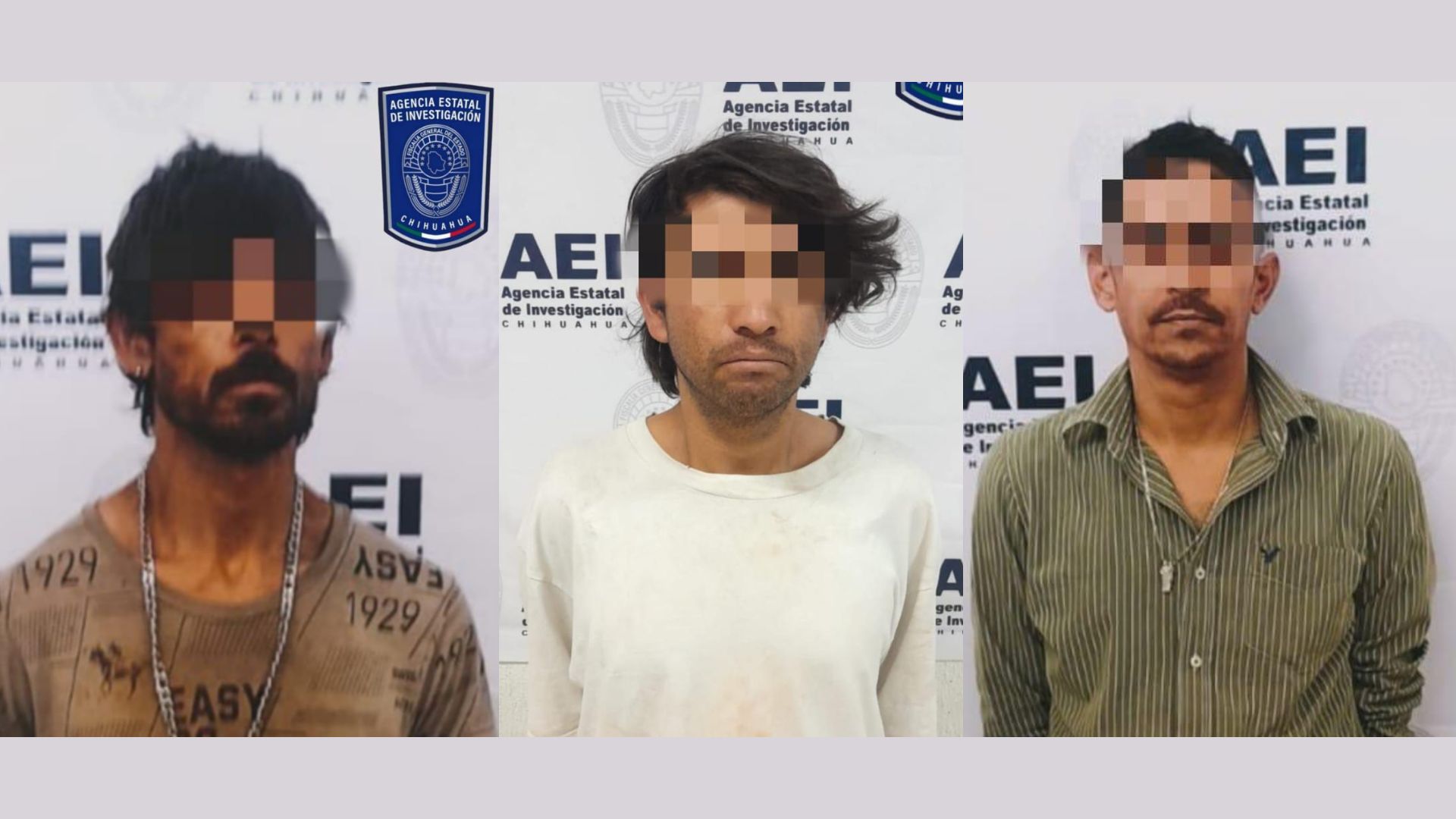 Detiene AEI a tres sujetos por delitos contra la salud en Parral