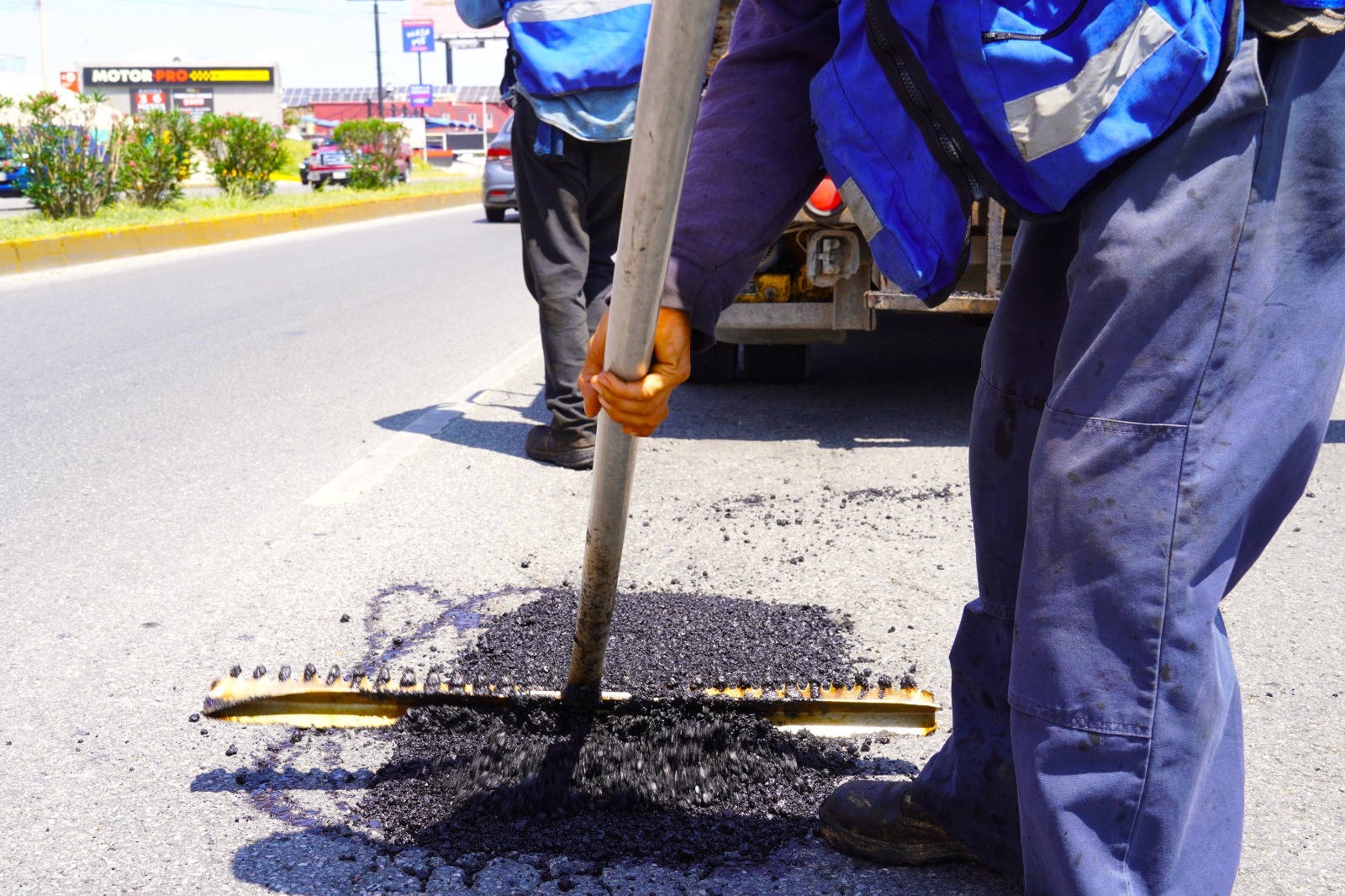 Nueve zonas tendrán bacheo este lunes