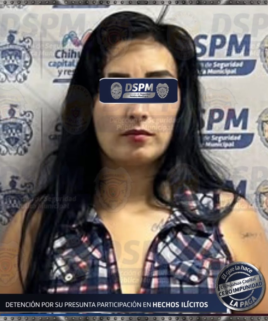 Detiene Policía Municipal a mujer investigada por robo a casa habitación
