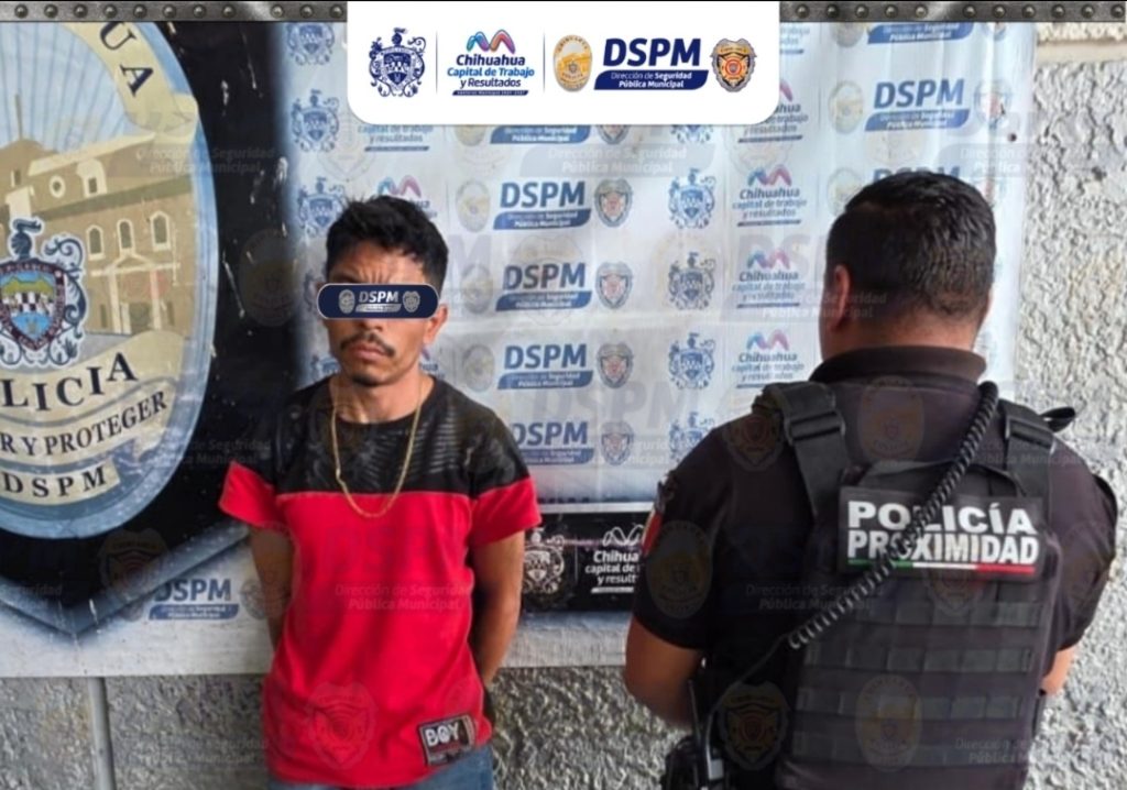 Agentes de la DSPM aseguran en Vistas del Norte a probable narcomenudista