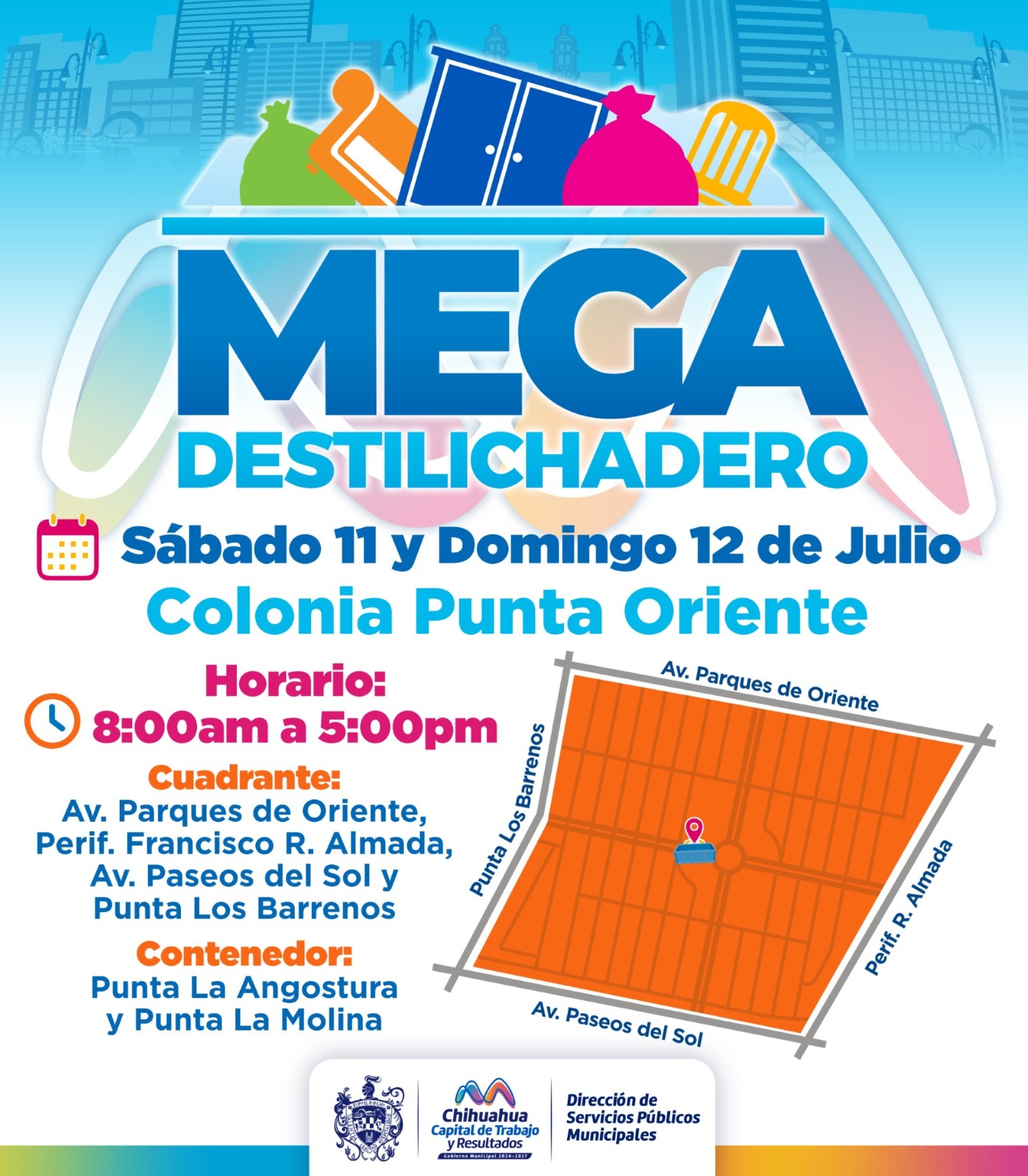 Llegará Mega Destilichadero a Punta Oriente