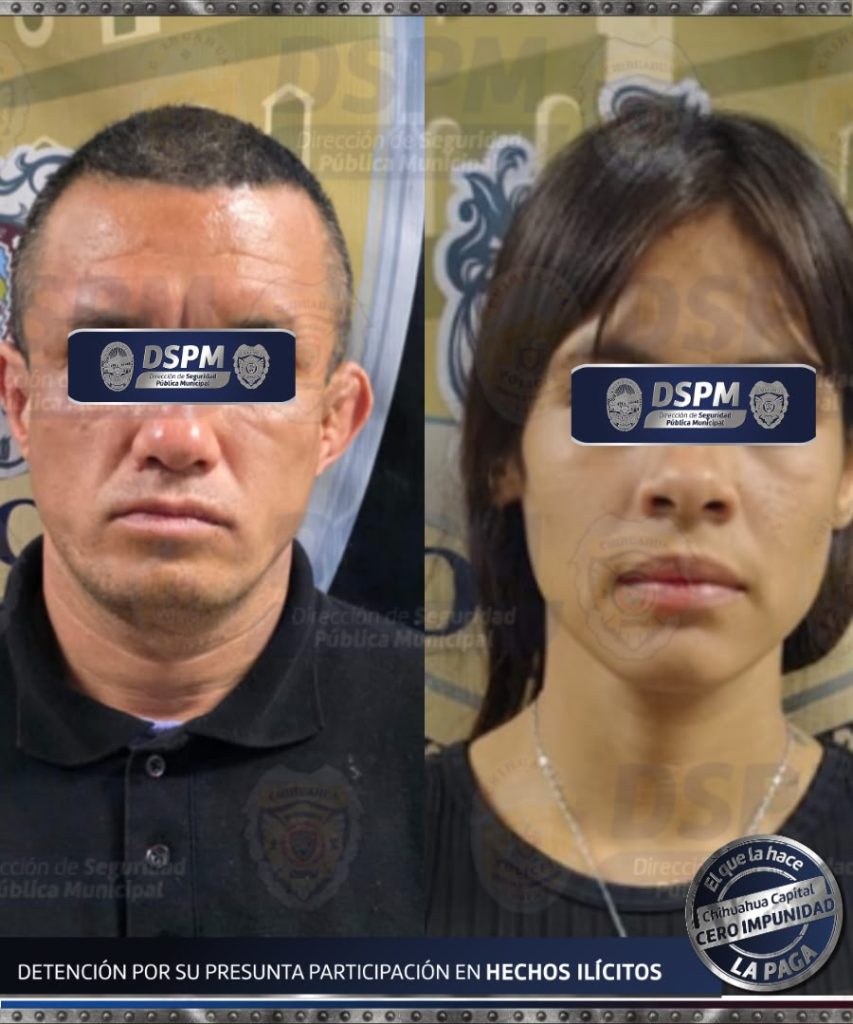 Grupo K-9 detiene a pareja con arma y 36 dosis de cristal