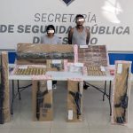 Detienen a pareja con lanzacohetes y pastillas de fentanilo en Juárez