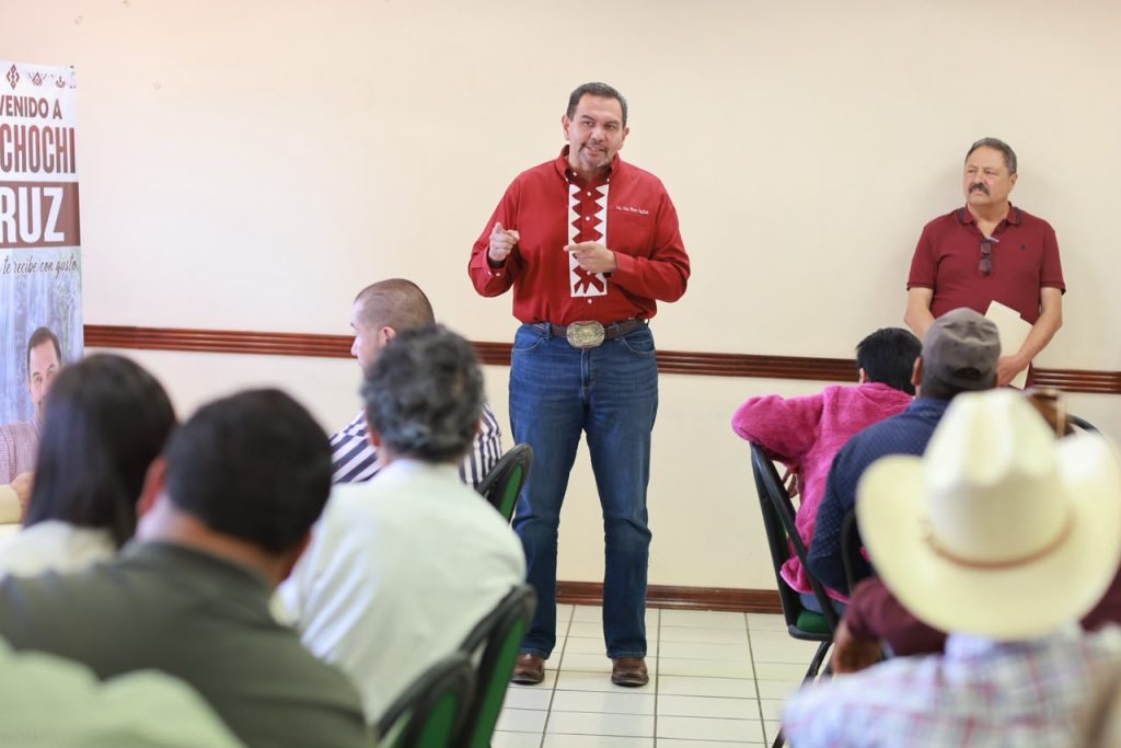 Desde Guachochi, plantea Cruz Pérez Cuéllar impulsar el desarrollo económico de la Sierra Tarahumara