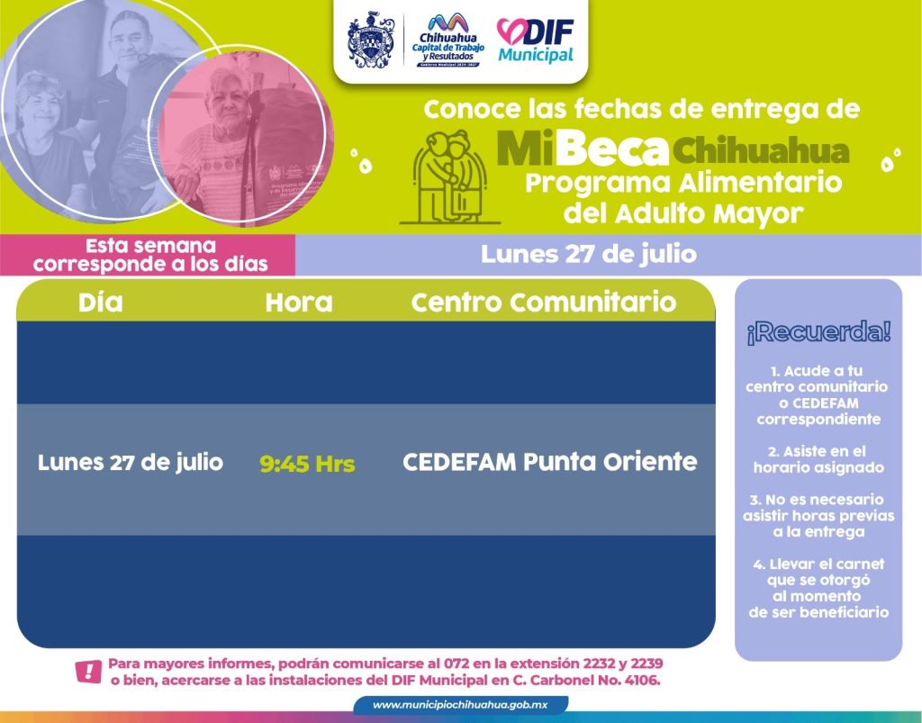 Continúa DIF Municipal con la entrega del PAAM