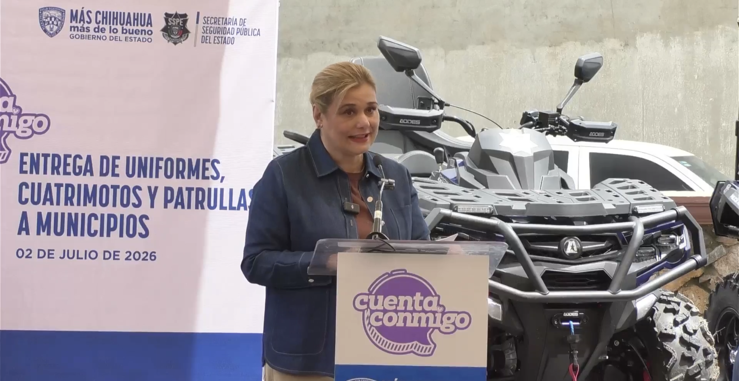Entrega Maru equipo a corporaciones de la Sierra
